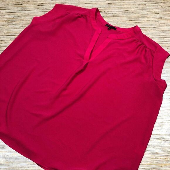 EE-70 GIbson split V-neck blouse PINK size 2x nwot - Picture 1 of 1